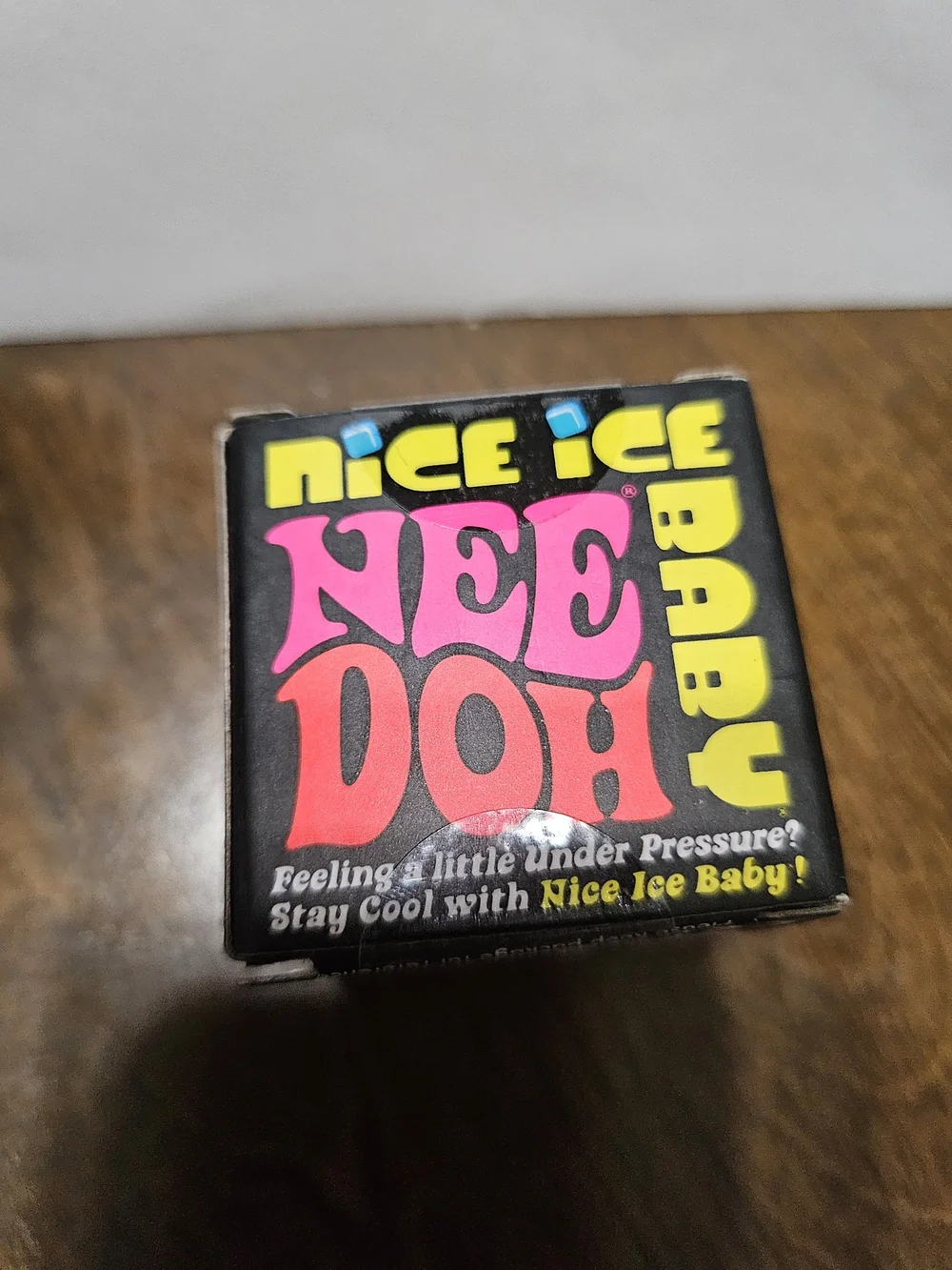 Needoh Nice Ice Baby Super Solid Squish Toy — Pink